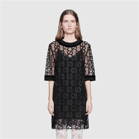 most evpensive gucci dress|gucci macrame lace trim dress.